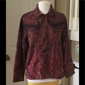 COLDWATER CREEK Lined Light Wool Jacket